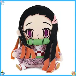 2025 Hot Demon Slayer Plush Dolls Lovely Anime Kimetsu NoYaiba Kamado Tanjirou Nezuko Zenitsu Kyoujurou Toys Kids Gifts
