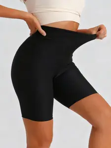 Women's Sports Shorts, Sporty Yoga & Running Bottoms, Ideal for Gym Workouts, Comfortable Fitness Apparel, All-Season Wear