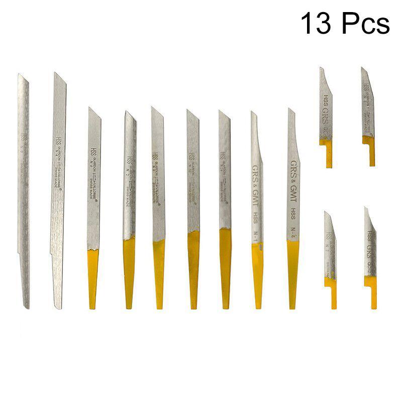 Professional Engraving Knife Set, Jewelry Engraver Tools for Pneumatic Impact Cutting Making, Specialty Hand Tools for Home & Office