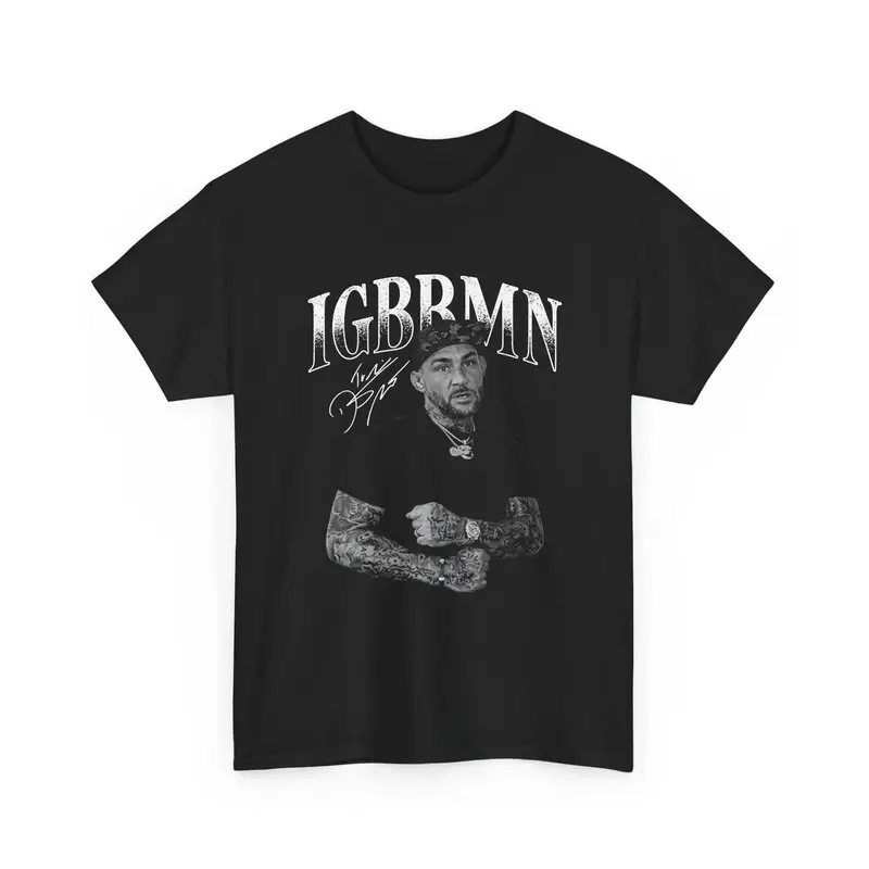 Dustin Poirier IGBBMN Shirt, Dustin Poirier Meme Tee, Vintage Sports  Shirt, Gift for Lovers summer cotton oversized streetwear humor round neck short sleeve family friend