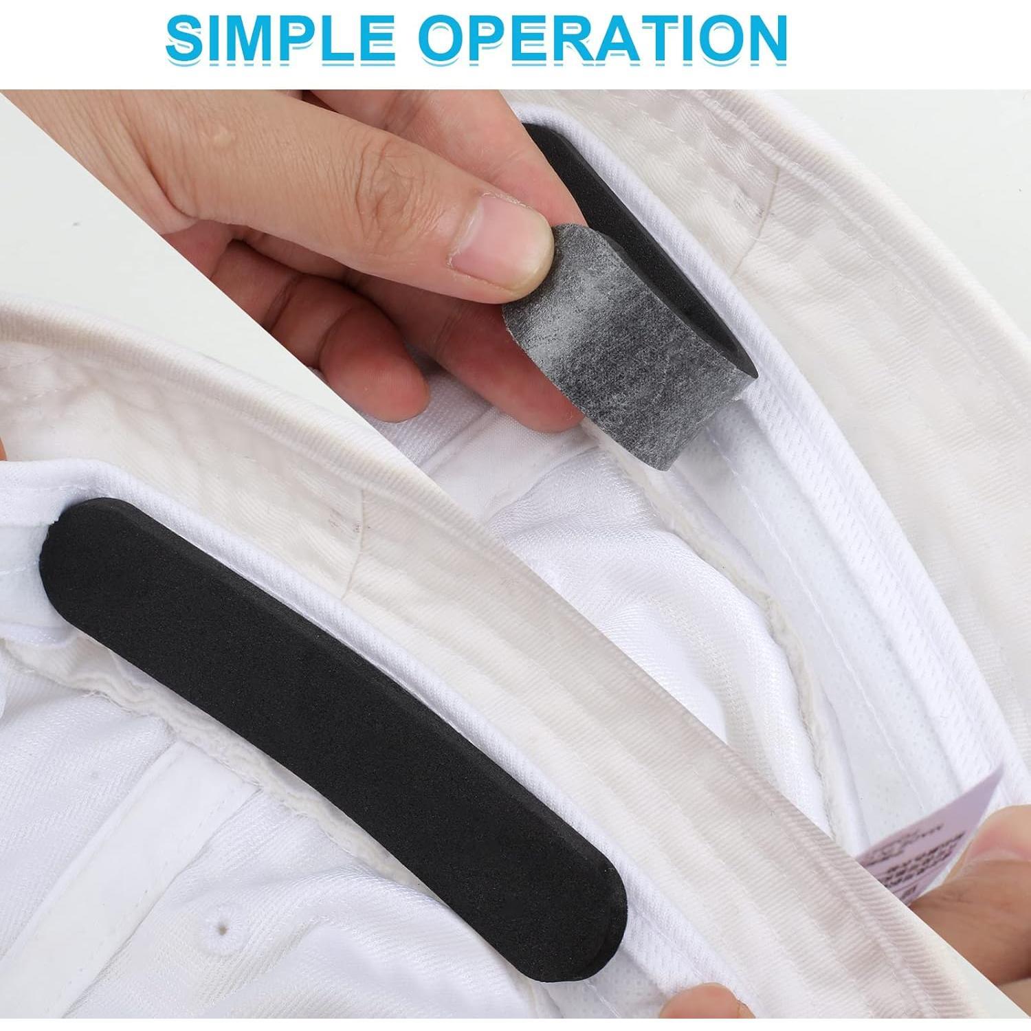 45 count Hat Size Tape, Hat Size Reducer, Reducing Tape for Hats Caps Sweatband(Black and White) 45 count Hat Size Tape, Hat Size Reducer, Reducing Tape for Hats Caps Sweatband(Black and White)