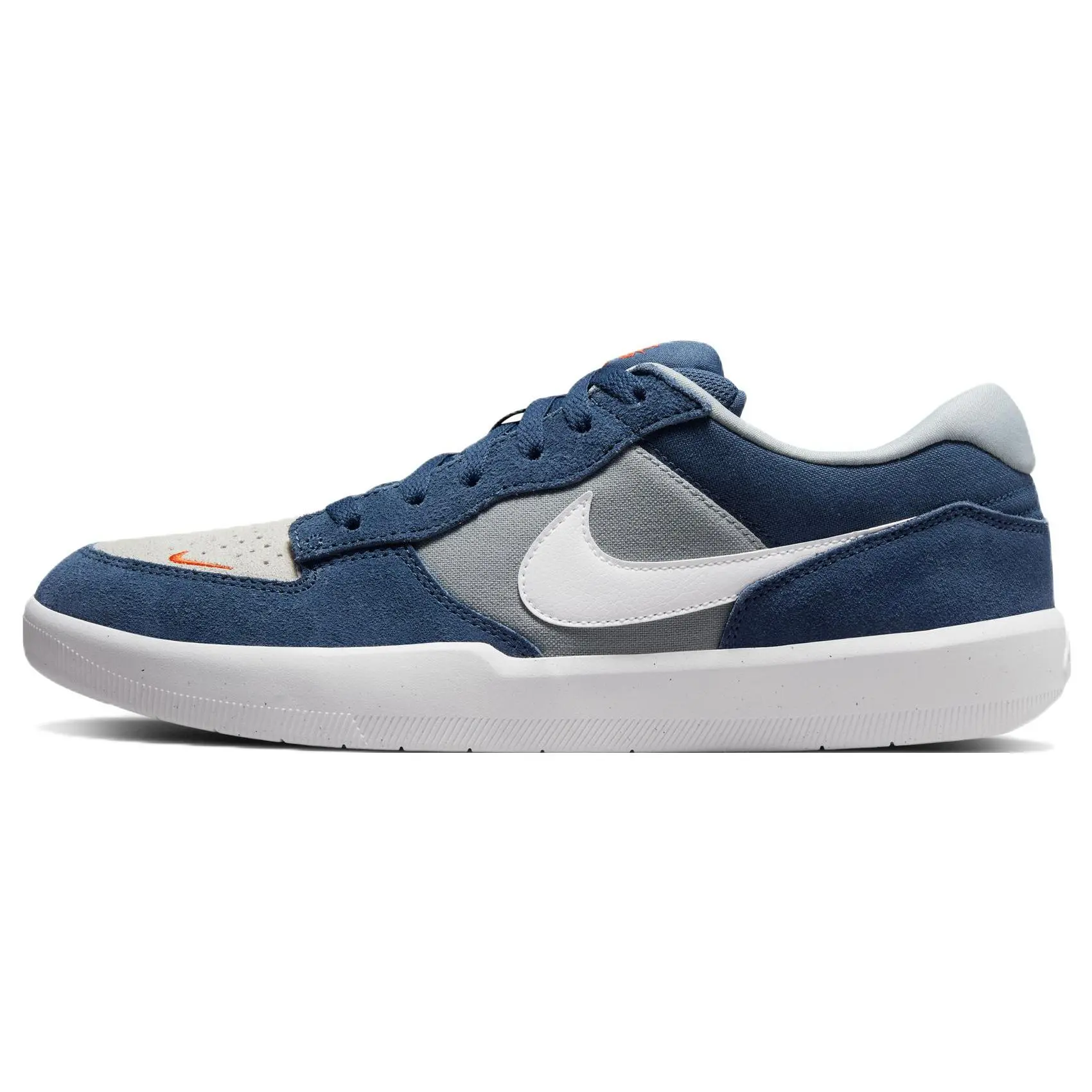 Nike SB Force 58 Low-Top Skate Shoes for Men and Women – Comfortable and Stylish Gray-Blue Verifiable, with credentials and supporting global authentication