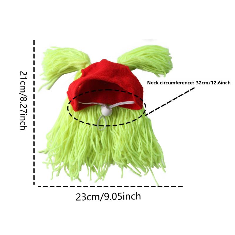 New pet ear-flap knit hat, funny and quirky pet decoration, costume headgear, pet accessories Gold Plated Custom Collar dogs shoes glasses filter Heated Windproof Winter Coat clothes flotation device