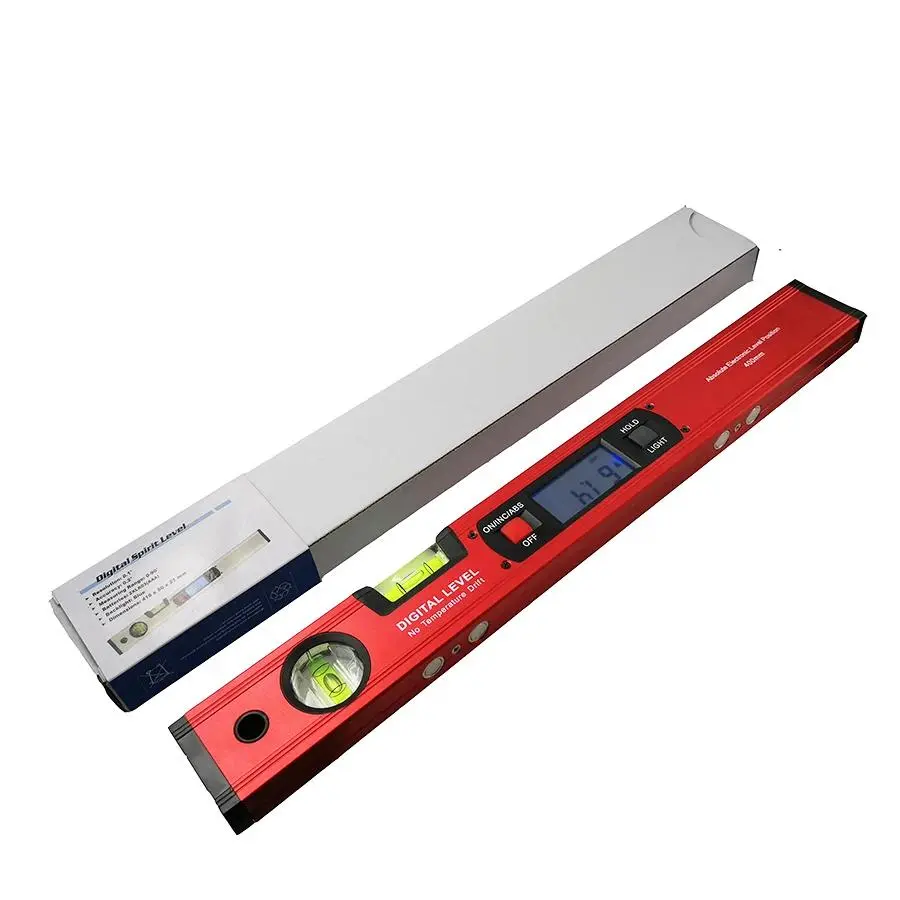 Digital Electronic Level  Protractor Angle Finder Inclinometer 360 Degree with Magnets Level Angle Slope Test Ruler 400mm Tool