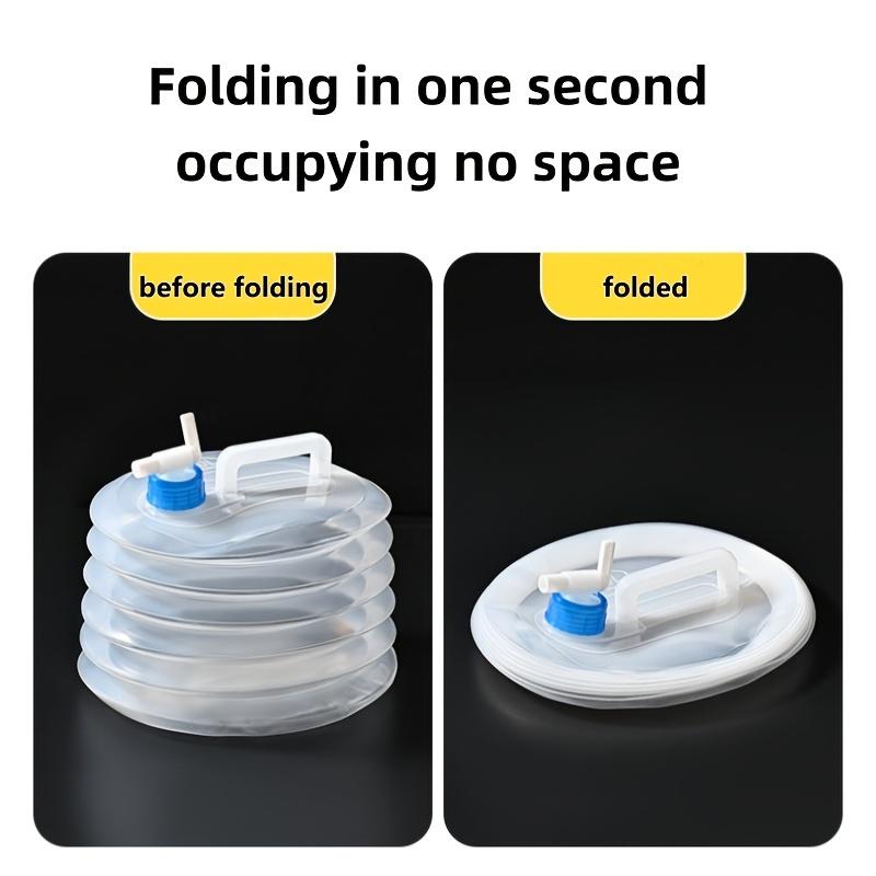 Large Capacity Foldable Storage Container- Portable and Foldable, Multi Size Design for Easy Dumping - Ideal for Camping, Hiking, and Outdoor Water Use - Safe Screw Cap Design, Portable Camping Shower, Collapsible Water Container