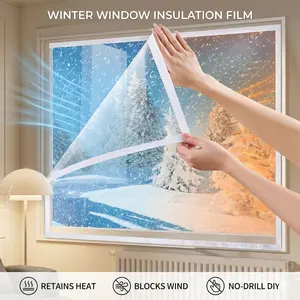 Winter Window Insulation Film – Magnetic Thermal Cover, Draft Proof & Energy Saving
