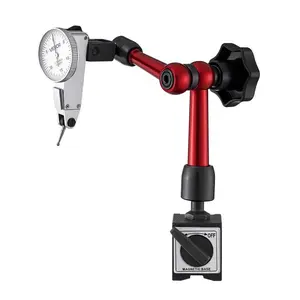 VEVOR Dial Test Indicator with Universal Magnetic Base and Storage Case, 0.0005 inch Accuracy, 0-0.03 inch Range, Micro Ball Handle for Narrow Area Measurement, Industrial Machining Inspection