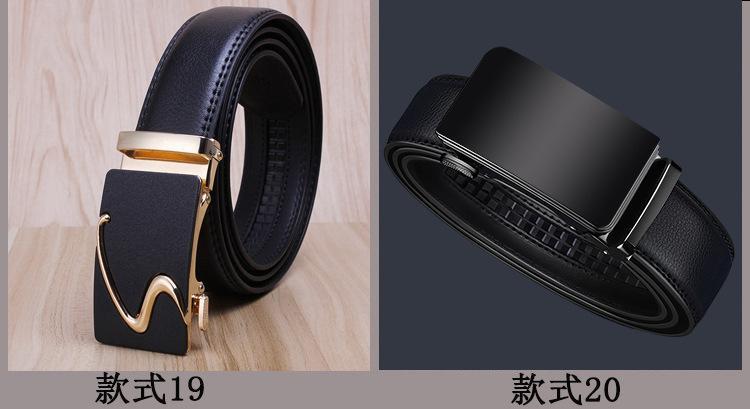 Belt Men's high-end leather automatic buckle head cowhide belt Men's business men's belt Casual classic belt Belt Men's high-end leather automatic buckle head cowhide belt Men's business men's belt Casual classic belt