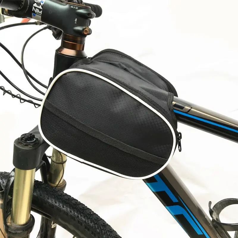 New bicycle beam bag mountain bike front bag saddle bag wear-resistant anti-water pipe bag factory bag cycling equipment