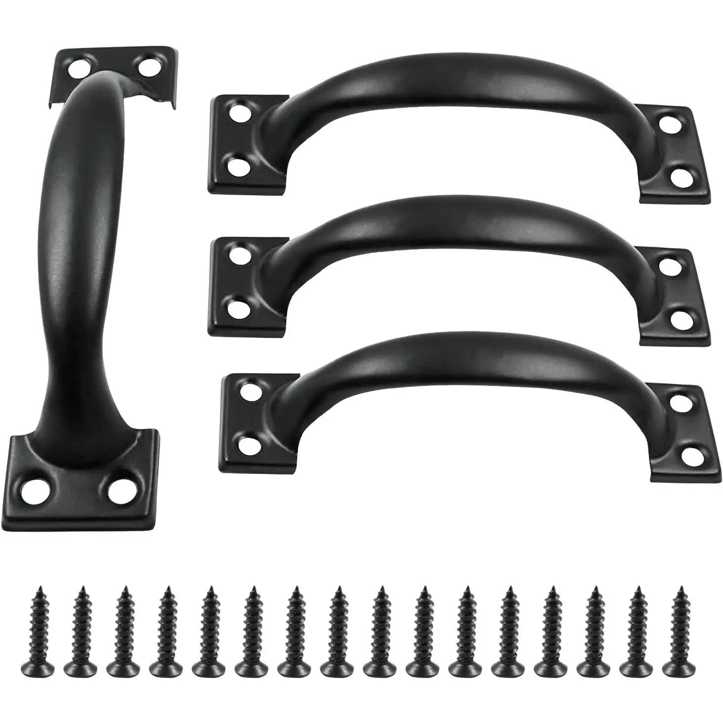 Metal Door Handles Bow Handle, Black Door Pulls Vintage