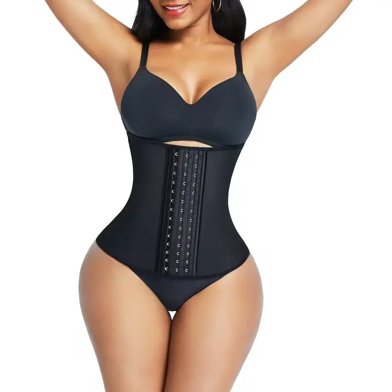 Adjustable Three-Row Buckle Waist Belt for Plus Size Women, Abdominal Shaping Control, Female Corset Body Shaper, Slimming Belly Strap