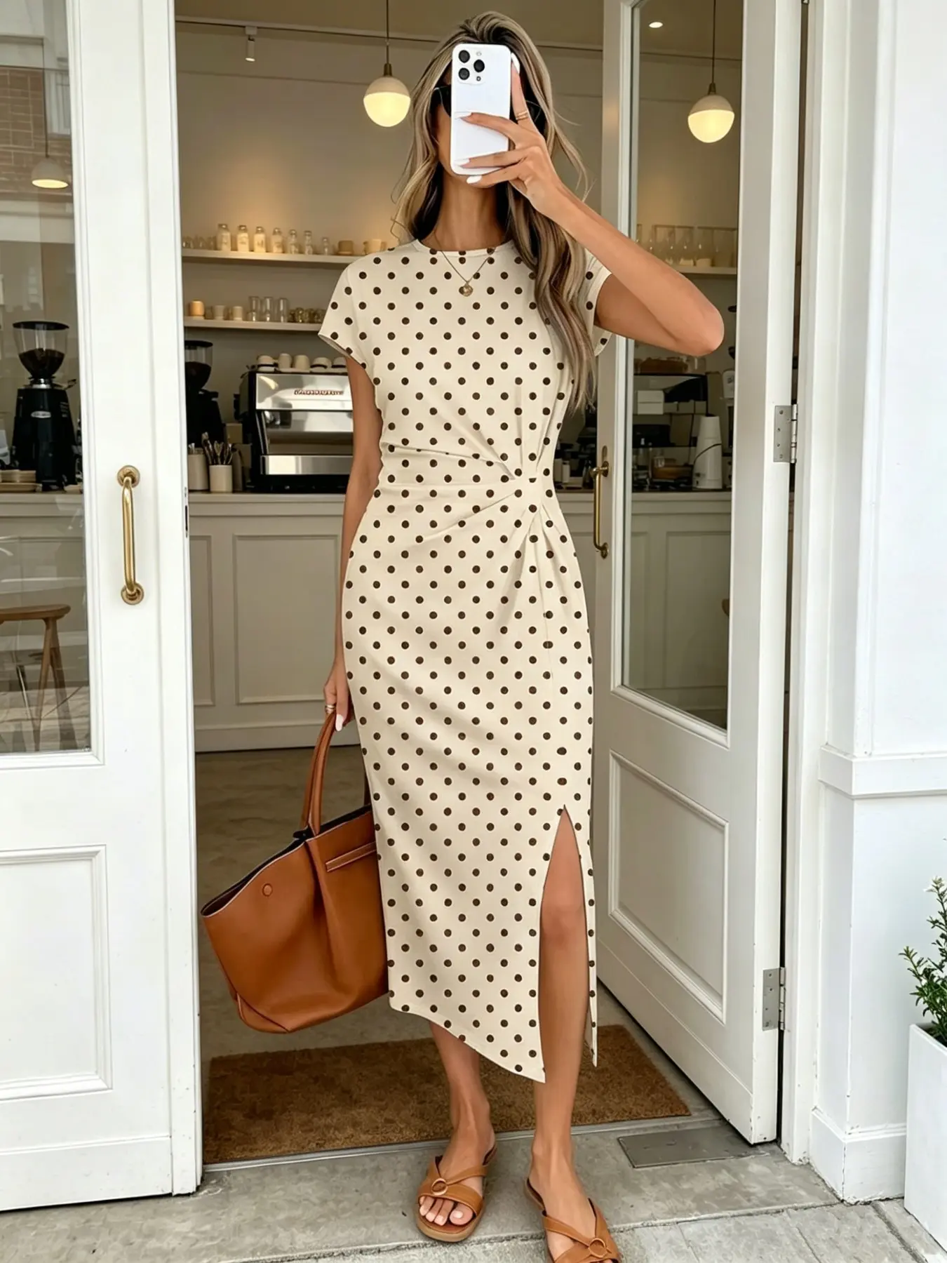 Women's Printed Casual Tight-Fit Drop Shoulder Dress, Bodycon Fitted Dress, Knot High Waist Long Dress, Wedding Guest Dress, Leisure Wear, Fitness Wear, Invitation Dress