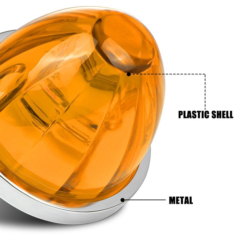 2PCS LED Watermelon Lights Truck Car Side Marker Light pick up Truck Clearance Lamp Turn Signal Indicator Lamp for Lorry Trailer