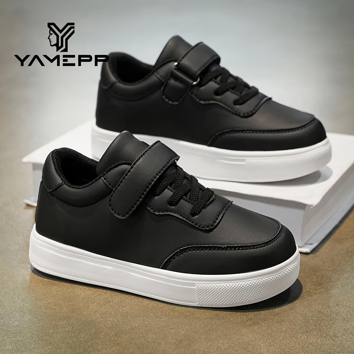 Kids' Comfortable Versatile Casual Shoes |   Soft Sole, Shock Absorption, Non-Running Shoes with Fastener, Suitable Boys and Girls, All-Season, Lightweight and Durable Walking Shoes, Skateboarding Shoes