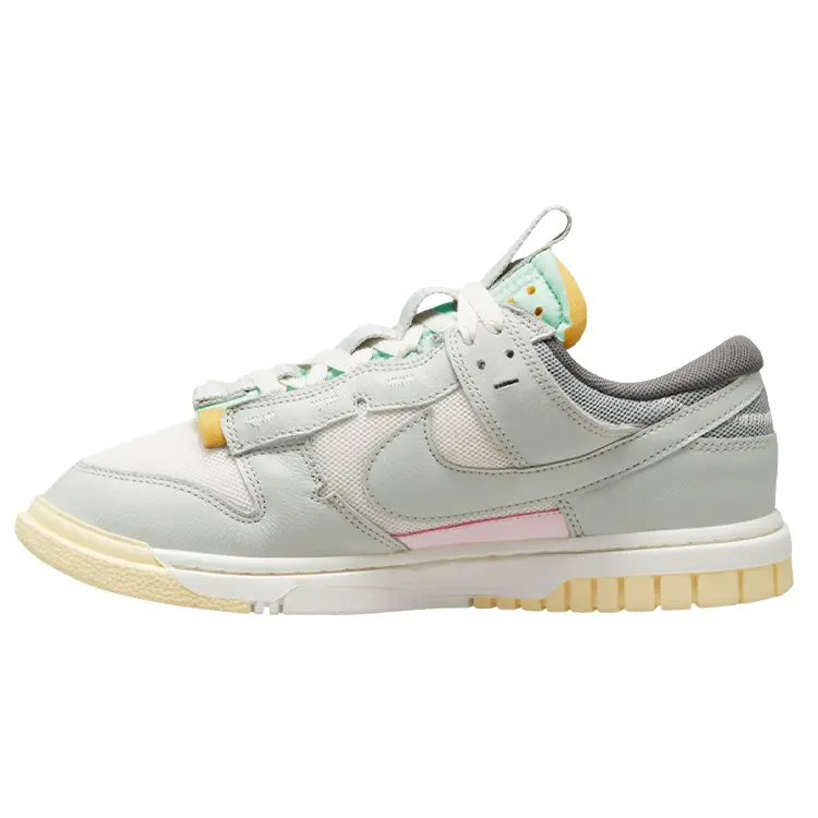 Nike Air Dunk Jumbo Remastered Mint Foam Men's Low-Top Sneakers with Mesh Leather Upper, Slip-Resistant Cushioned Sole Verifiable, with credentials and supporting global authentication