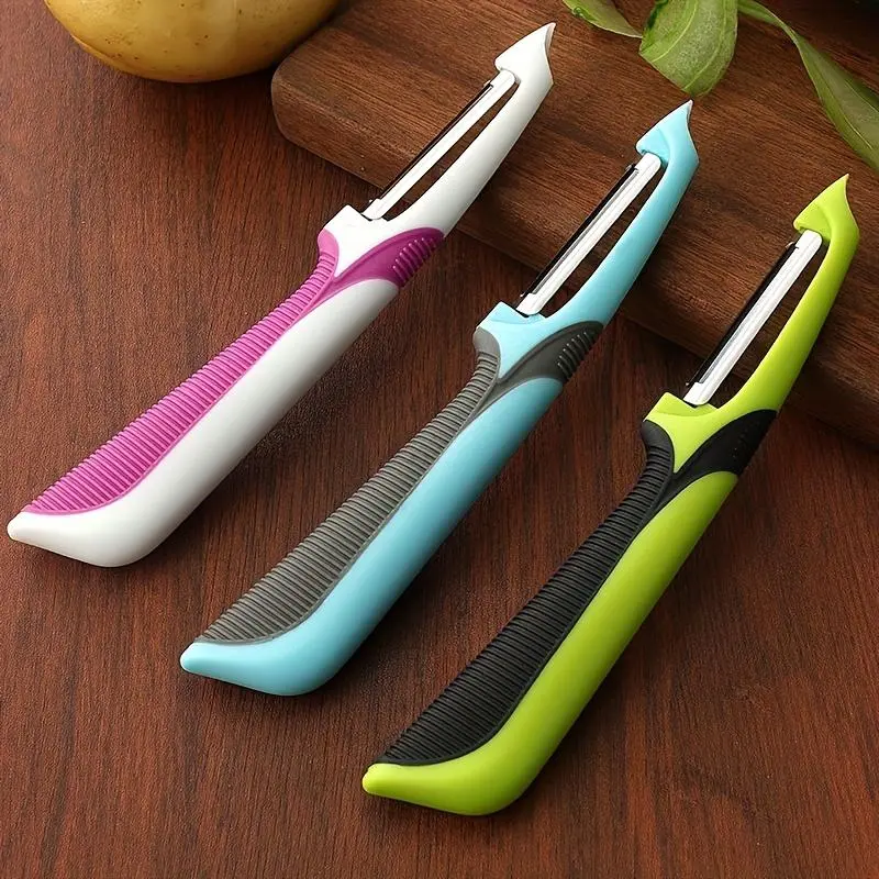 Effortless, Stainless Steel Fruit Peeler - Multifunctional Kitchen Gadget for Easy Peeling, Ideal for Home & Restaurant Use
