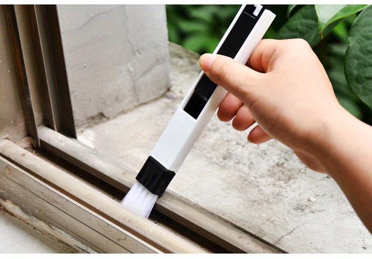 Window Groove Brush - Crevice, Dustpan, Air Conditioner Cleaner |   Multi-Purpose Kitchen Cleaning Tool
