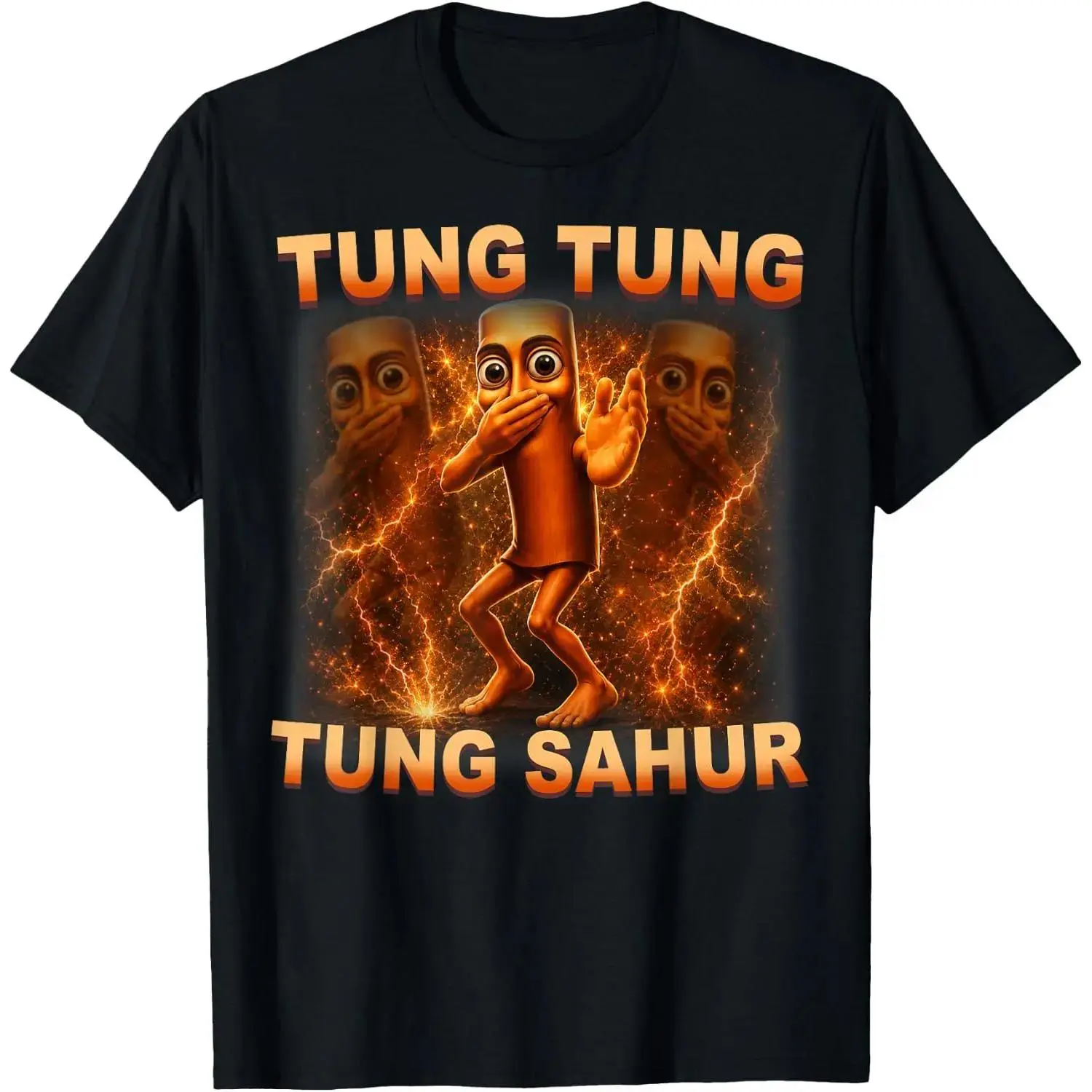 Tung Tung Tung Sahur is Calling Scuba Dance Meme for Kids T-Shirt