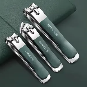 3Pc Precision Stainless Steel Nail Clippers Heavy Duty Sharp Blades for Ingrown Thick Nails Men Women