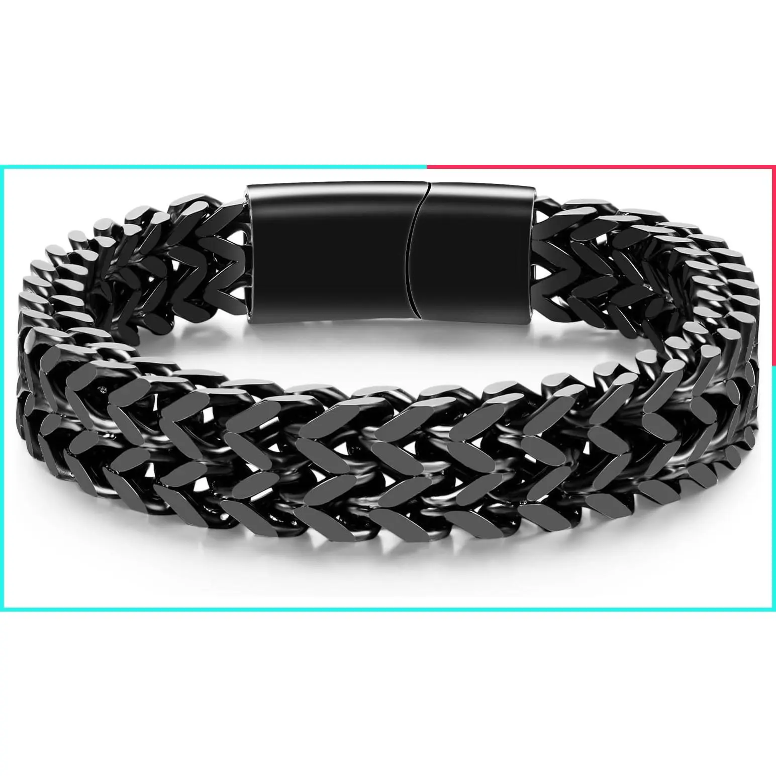 Stainless Steel Cremation Ashes Bracelet, Urn Keepsake Memorial Jewelry for Men and Women