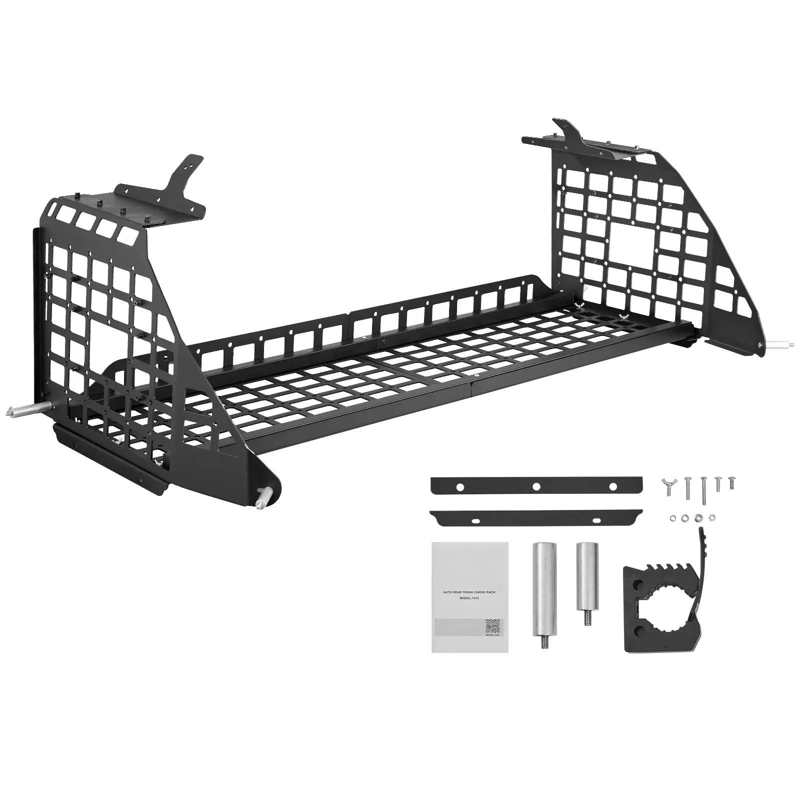 Rear Trunk Cargo Rack, for 2010-2024 Toyota 4Runner, 220 lbs Capacity, Aluminum Alloy Basket Tray Interior Storage Luggage Carrier, Adjustable Height Shelf Stand Organizer for Camping Trip Gear