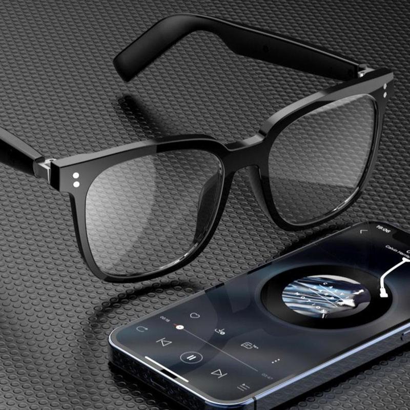 Smart Glasses, Anti Blue Light Smart Glasses, Intelligent Life Assistant Voice Conversation Glasses, Multifunctional Smart Glasses for Men & Women, Wireless Smart Glasses, Wearable