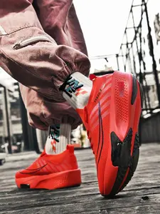 1 Pair Unisex Sporty Running Shoes | Multi-color Optional | Lightweight Rebound | Breathable Knit | Knitted Running Shoes | Running Sneakers | Wear-resistant Sole | Ideal for Jogging, Marathon, Gym Training & Daily Casual Wear