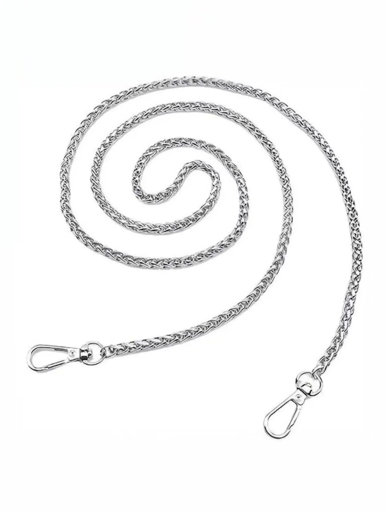 Metal Chain Wallet Strap Replacement for DIY Bags, Durable Design, Easy Installation, Perfect Accessory for Handbags and Wallets
