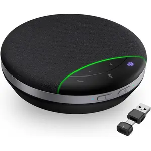 SP92  Speakerphone with Dongle Conference Speaker and Microphone Full-Duplex Noise Reduction 20h Teams Call 278g  Portable Design Suitable for 4-6 Meeting Room