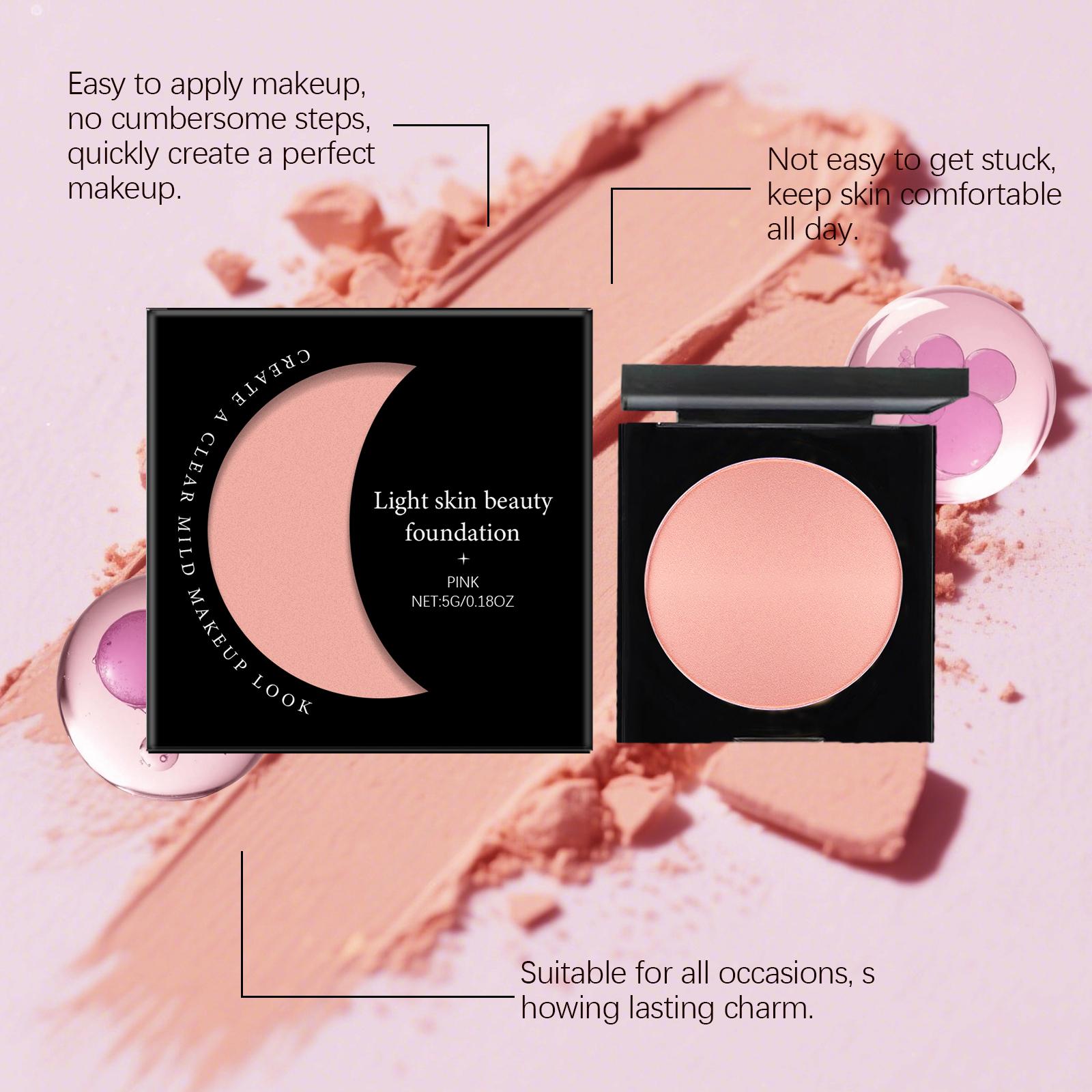 Pink Moisturizing Concealer Foundation - Lightweight, Hydrating, Transparent Foundation Suitable For Oily And Dry Skin Types