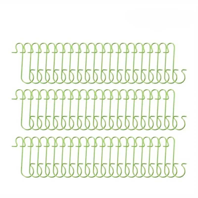 50 Christmas decoration hooks, Christmas metal wires, silver, gold hooks, red, green hooks, for Christmas tree decoration