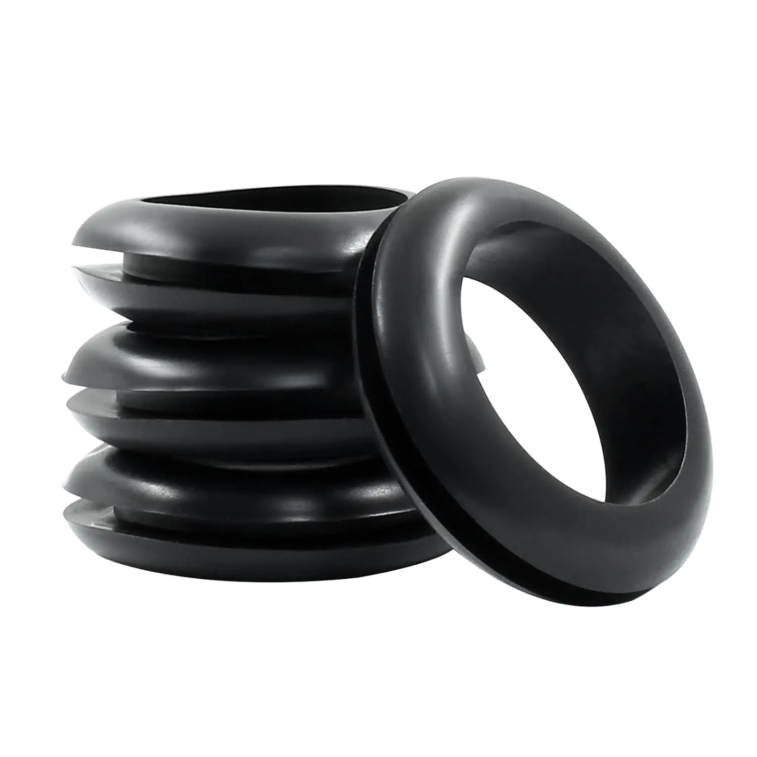 12 count 25mm Rubber Grommets,1 Inch Inside Diameter | 1 Inch Drill Hole Rubber Hole Grommet, Wire Grommets for Wire, Cables, Plugs, Firewall