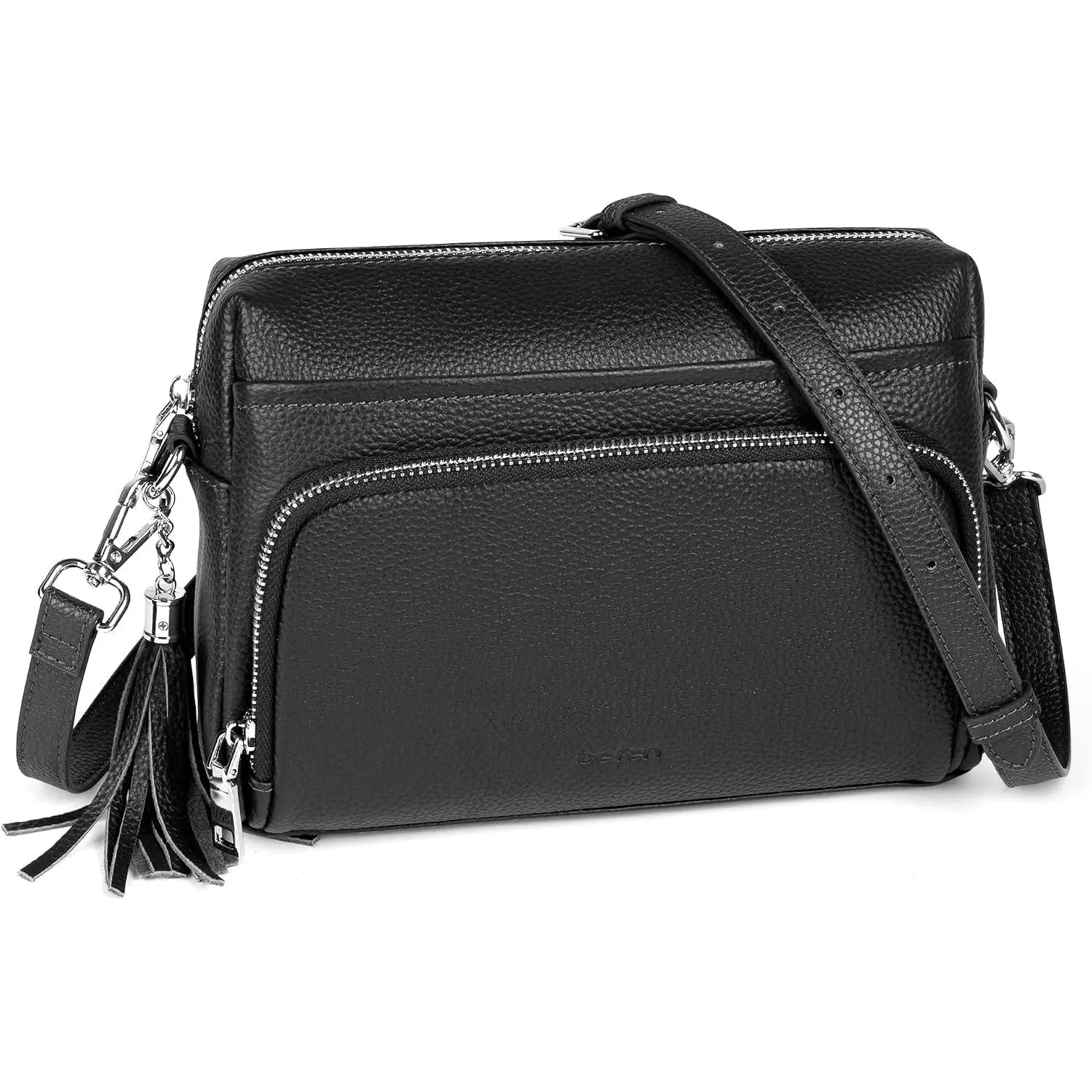 Crossbody Bags for Women Leather Wallet Travel Purse | Real Leather, Purse with  in Wallet, RFID Blocking Card Slots, Crossbody Bag with Wallet, Detachable  Strap