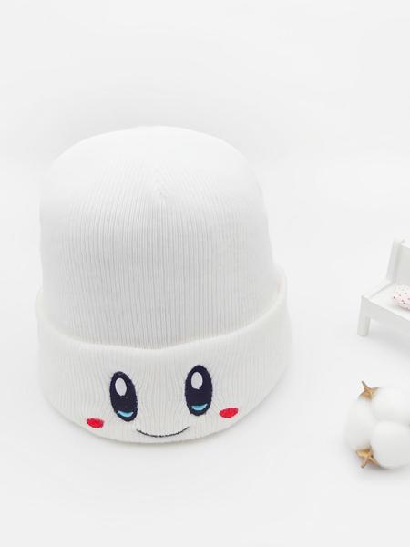 Cute Cartoon Embroidered Hat, Casual Soft Comfortable Knit Hat for Fall & Winter, Warm and Stylish Beanies for Men & Women, Knitted Winter Hat