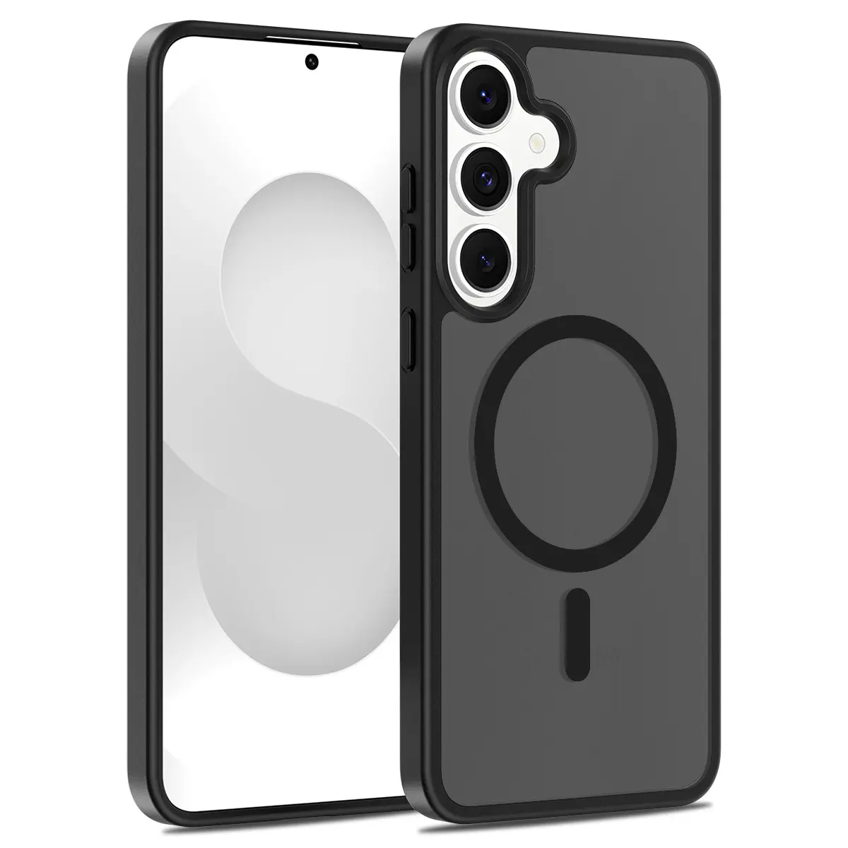 Compatible with S25FE S25Plus S25Ultra S25 TPU+PC Magnetic Phone case -H71011