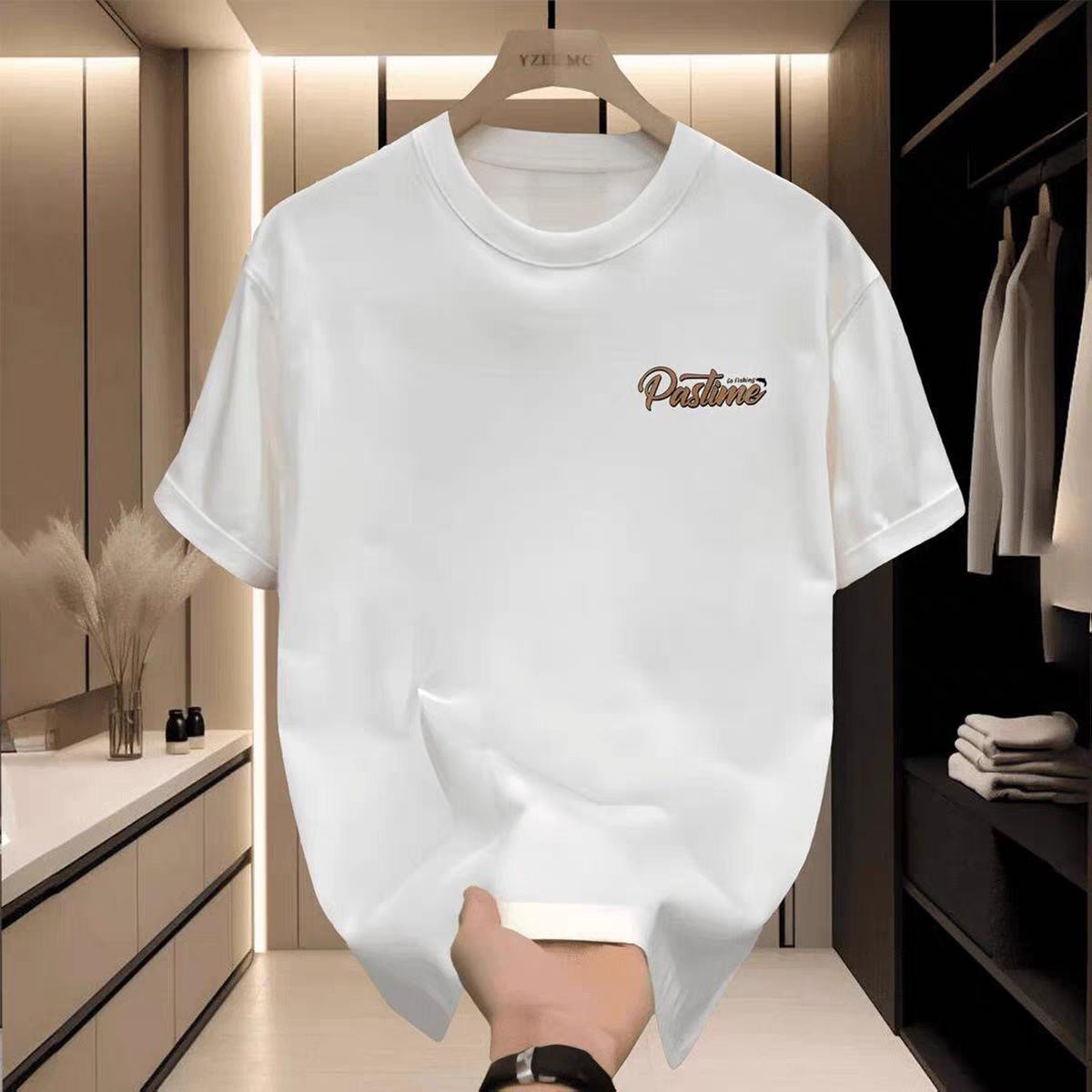 "Pastime Go Fishing Vintage Illustration T - Shirt – Retro Angler & Dog Graphic Tee with 'Hey Are The Fish Going Roony?Take A Guess The Inlovee' Slogan, Black Casual Streetwear for Men & Women"