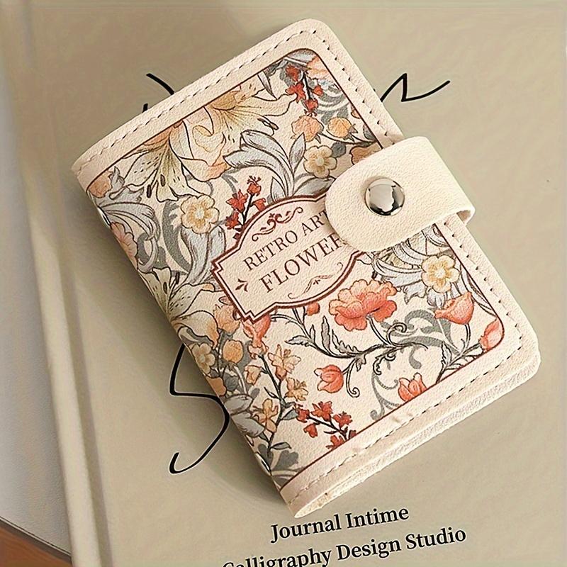 Women's Credit Card Holder Multi-Card Slot Card Holder Women's Exquisite Large Capacity Multi-Card Slot Compact Card Wallet Driver's License Integrated Bag Business Card Holder ID Card Holder