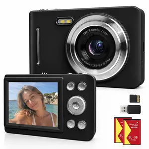 Portable Digital Camera with Dual Batteries, 2.8-Inch Screen, Ideal for Family and Travel, Video Shooting Camera