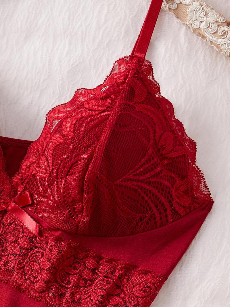 Women's Solid/Leopard Print Cami Top & Lace Trim Shorts Pyjama Two-piece Set, Casual Comfy Camisole & Shorts PJ Set, Ladies Sleepwear for All Seasons