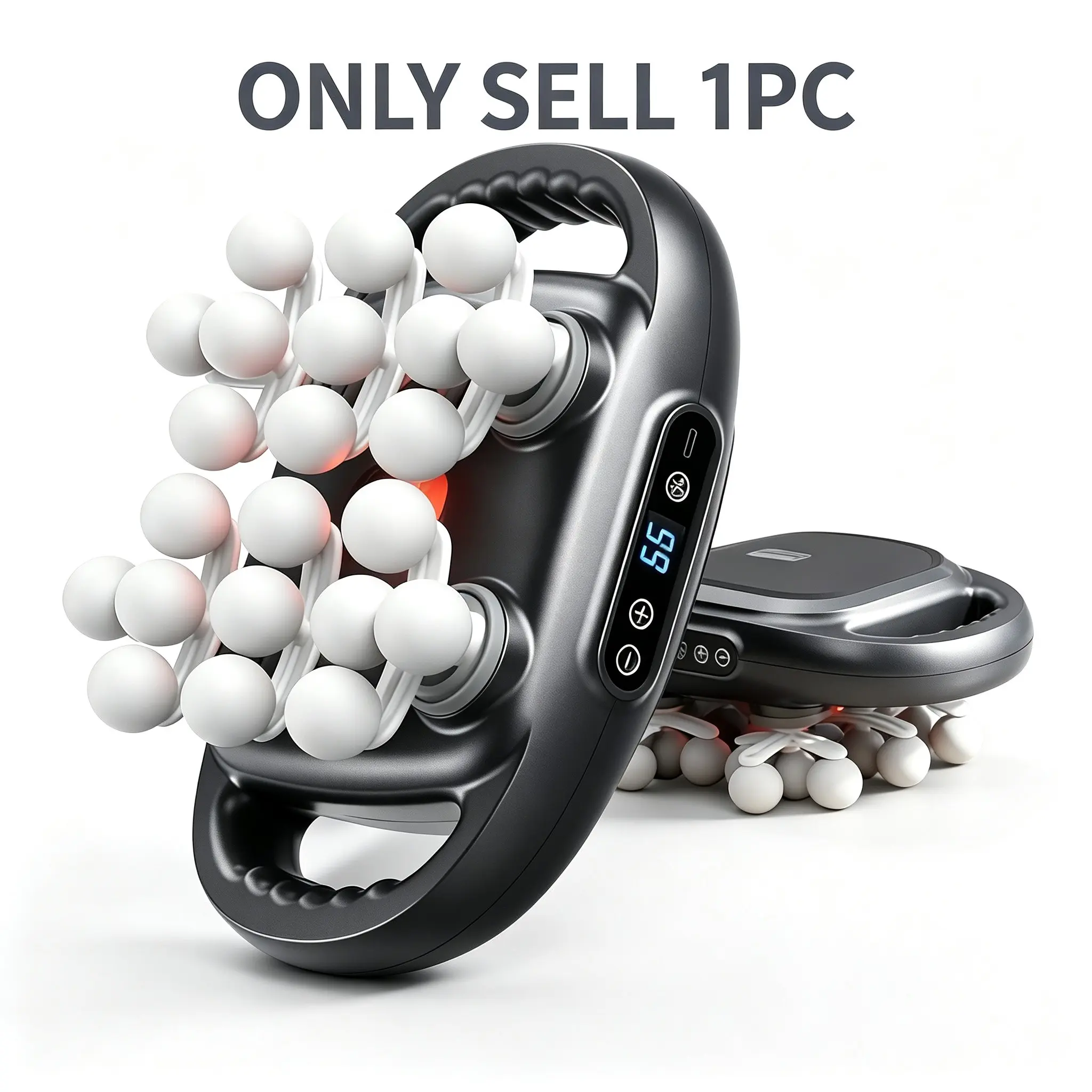 22 Heads Fascia Massager with LED Display, Full Body Deep Tissue Muscle Massager, Ideal for Athletes & Daily Relaxation