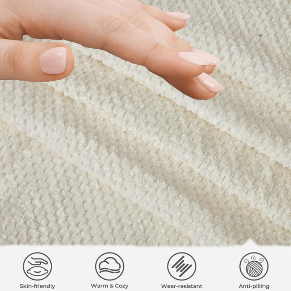 105.5-inch curved sofa, includes 2 throw pillows, modern minimalist cloud-style sofa, 3-4-seater pointed-end corduroy sofa, suitable for bedrooms, living rooms, and apartments, no assembly required, Foldable Linen Storage Ottoman Bed