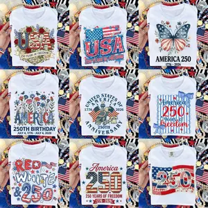 USA 250th Anniversary Unisex T-Shirt, USA 1776-2026 Theme Shirt, Patriotic Retro T-Shirt, 4th of July Independence Day Apparel, USA 250th Anniversary Shirt, Casual Street Summer Top, Popular Gift for Both Men and Women