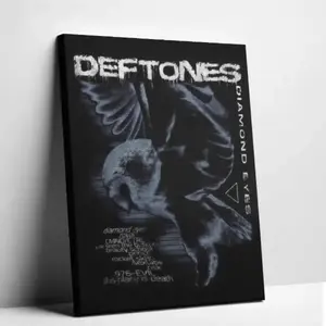 Deftones Diamond Eyes Poster, Y2K Grunge Shoegaze Wall Art, Rock Band Room Decor, Vintage Music Print, Alternative Aesthetic Decor, Music Lover Gift