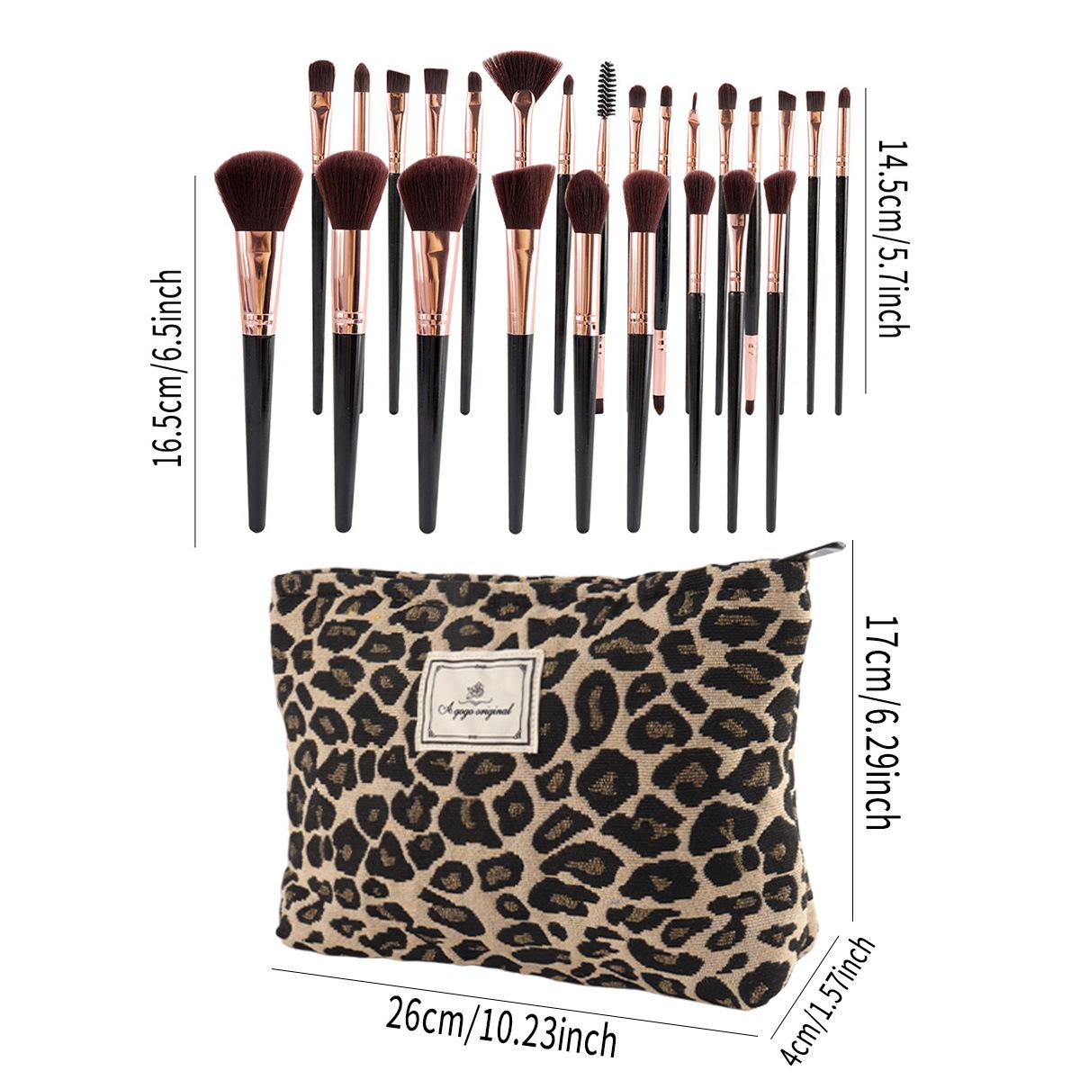 47-piece makeup tool set, stylish small makeup bag, makeup brush set, portable travel makeup puff