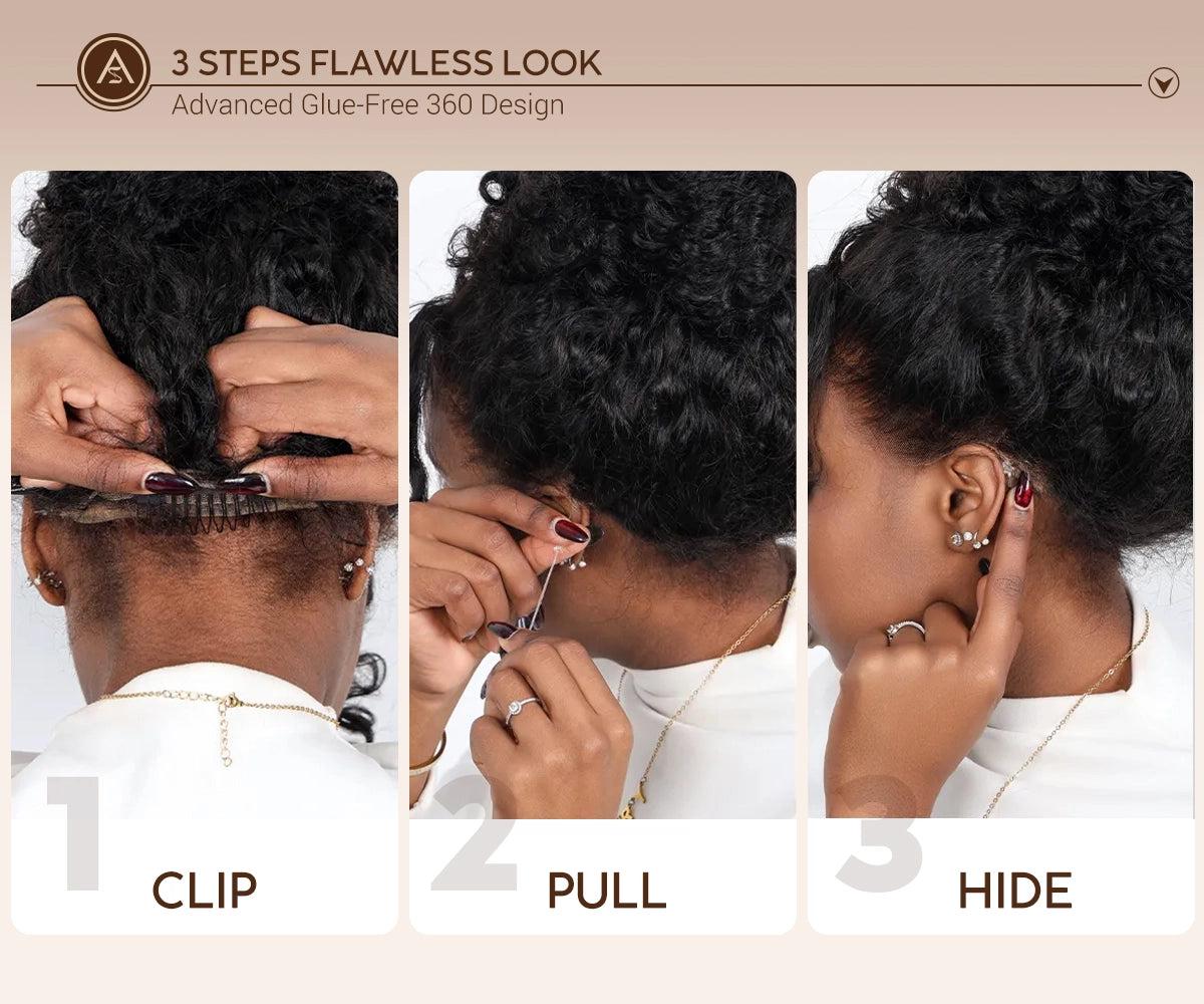 Layer Cut Body Wave With Bang 360 Invisi Strap Lace Frontal Wig Glueless Salon Hairstyles SpringStatements