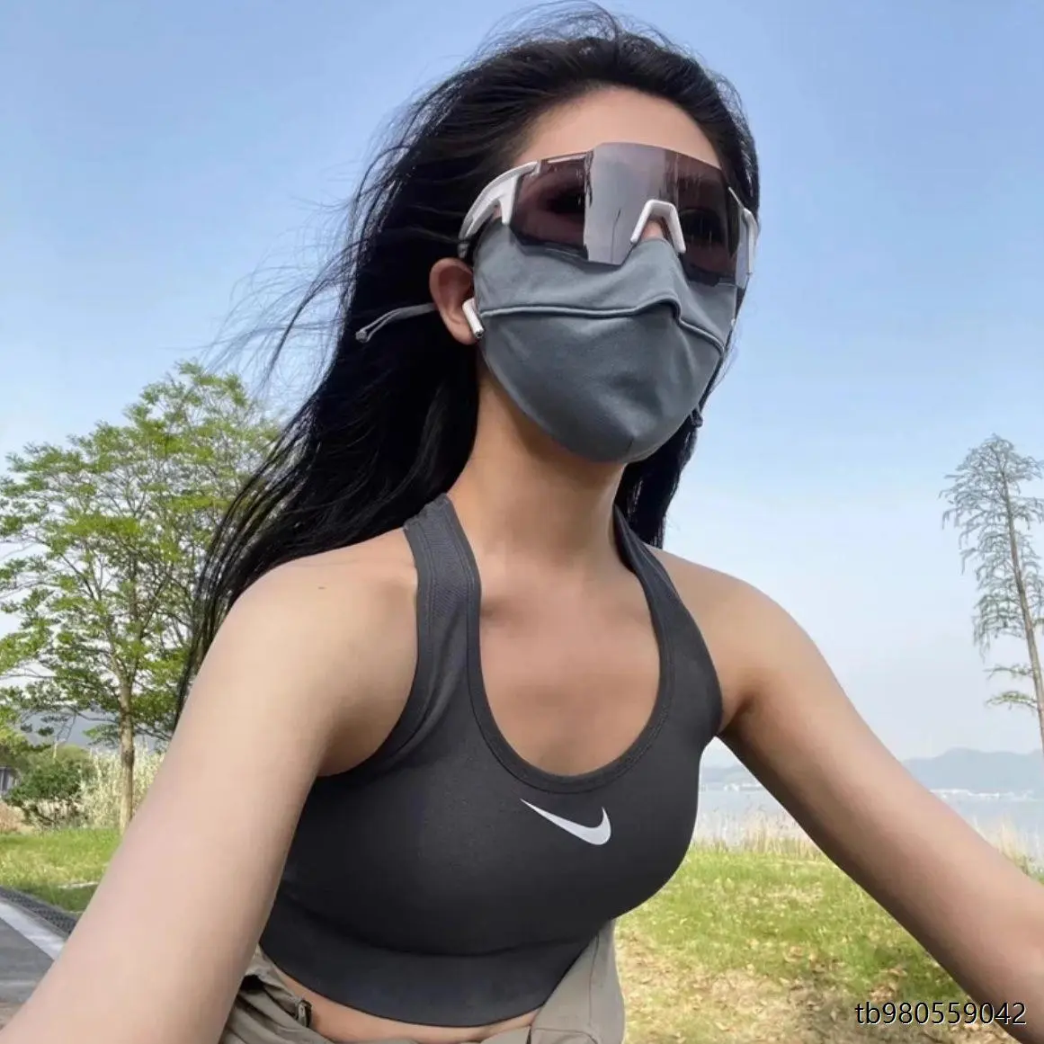 Smart color-changing cycling glasses men's and women's goggles cycling sports outdoor running windproof ultraviolet sunglasses