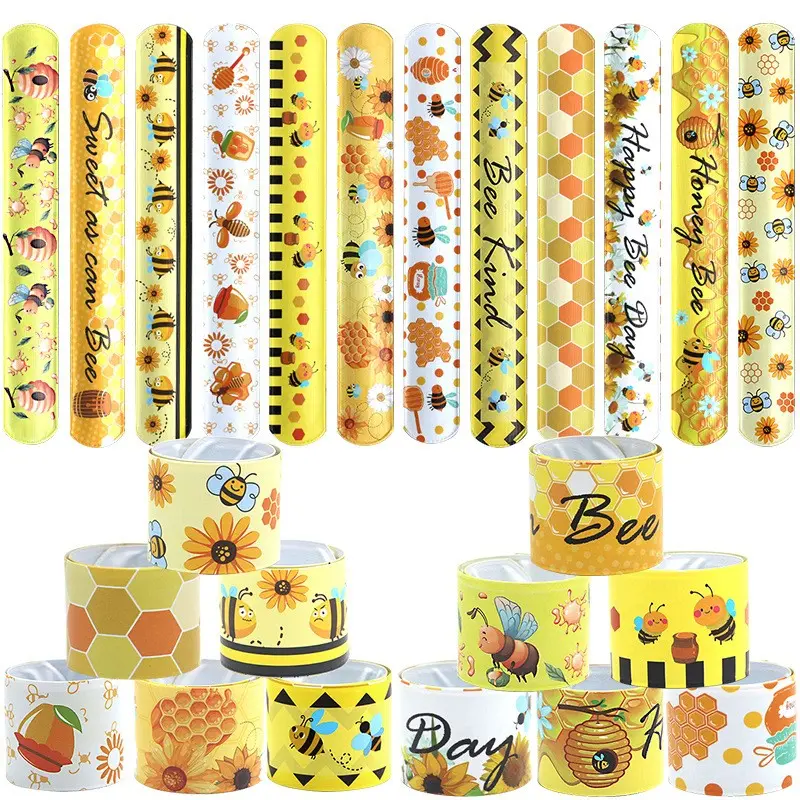 Set of 12 New Bee Fashion Bangles, Wearable on Hands, Perfect Gift for Friends, Stylish Accessories for Everyday Use