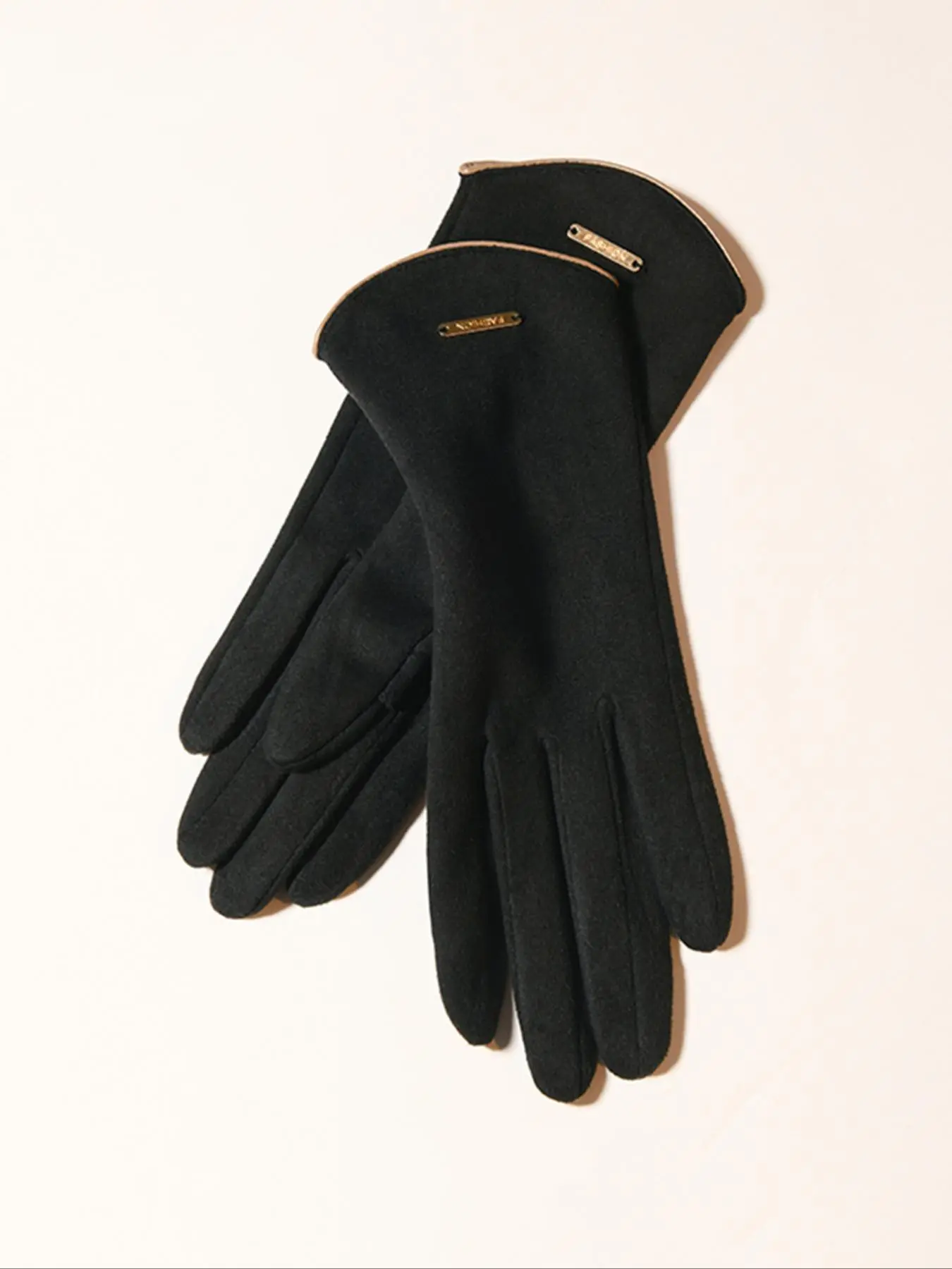 Women's Solid Color Touchscreen Gloves, Fashionable Warm Gloves for Fall & Winter, Elegant All-match Fashion Accessories for Daily Wear, Gloves for Cold Weather