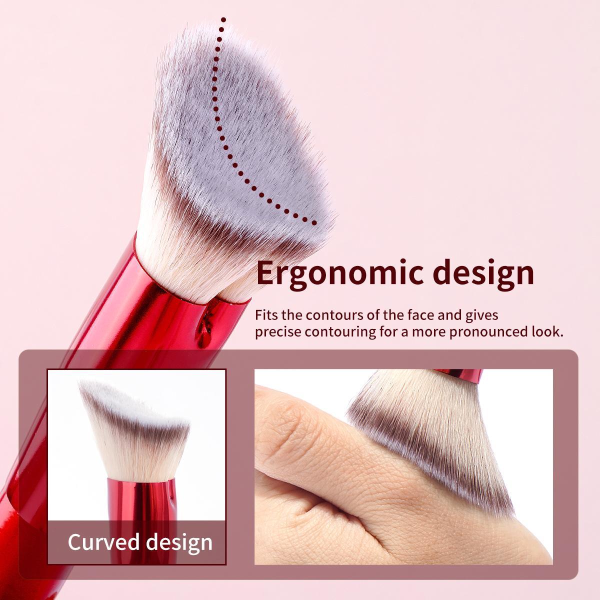 6 Counts/set Makeup Brushes, Foundation Blush Powder Eyeshadow Contour Brush, Smudge Brush, Makeup Blending Brush, Glam Makeup Tools with Soft Fiber and Skin Friendly for Easy Carrying, Cosmetics, Face Multifunctional Beauty Travel Brush, Makeup Brush Kit