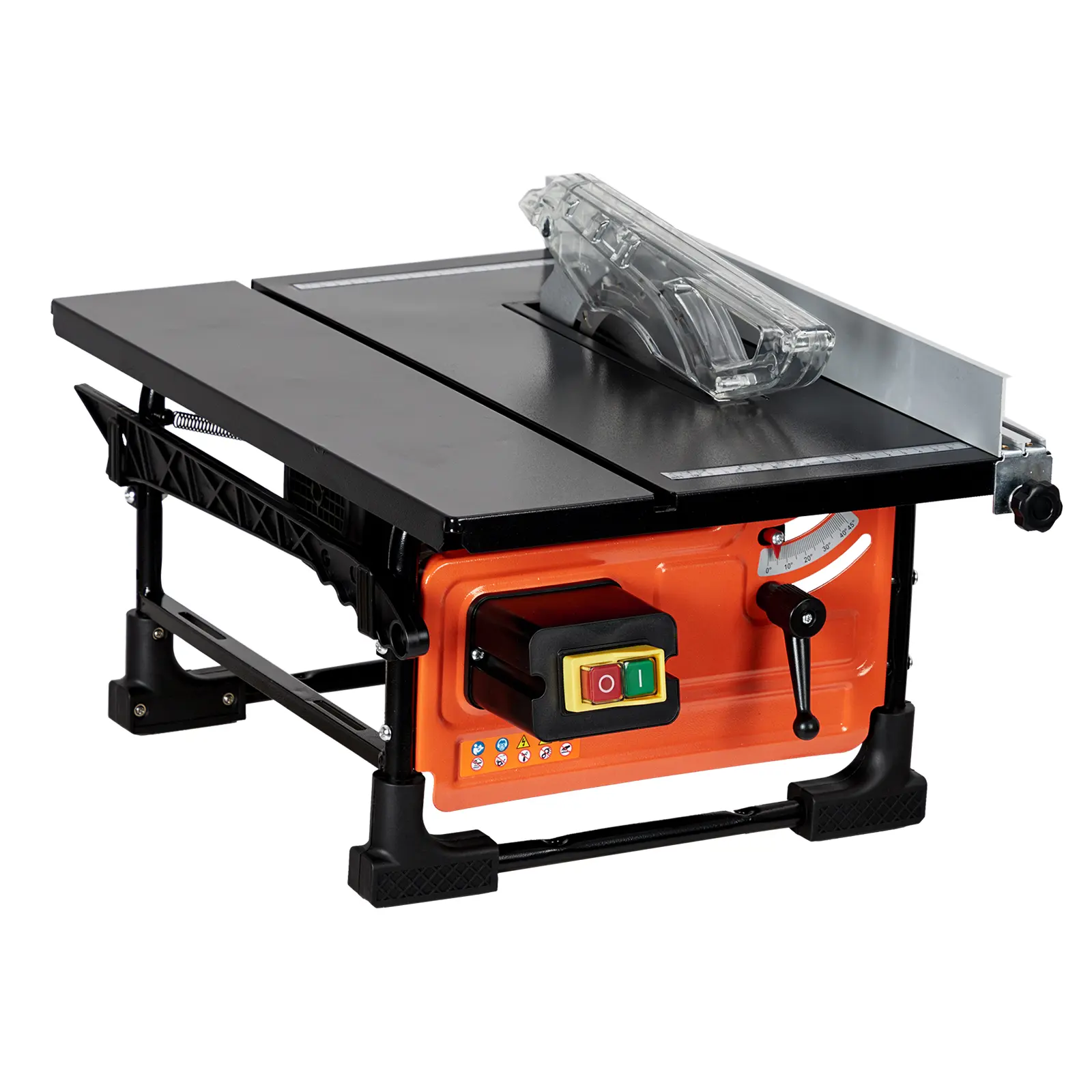 Compact 8-Inch Table Saw for Jobsite – 6.7A Copper Motor, 3576RPM Cutting Speed, 24T Blade, Sliding Miter Gauge – Portable Electric Saw Kit for DIY Woodworking & Furniture Making